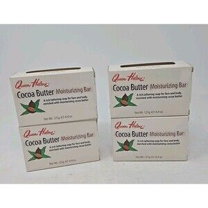 4 PACK Queen Helene Cocoa Butter Moisturizing Bar 4.4 oz FACE AND BODY